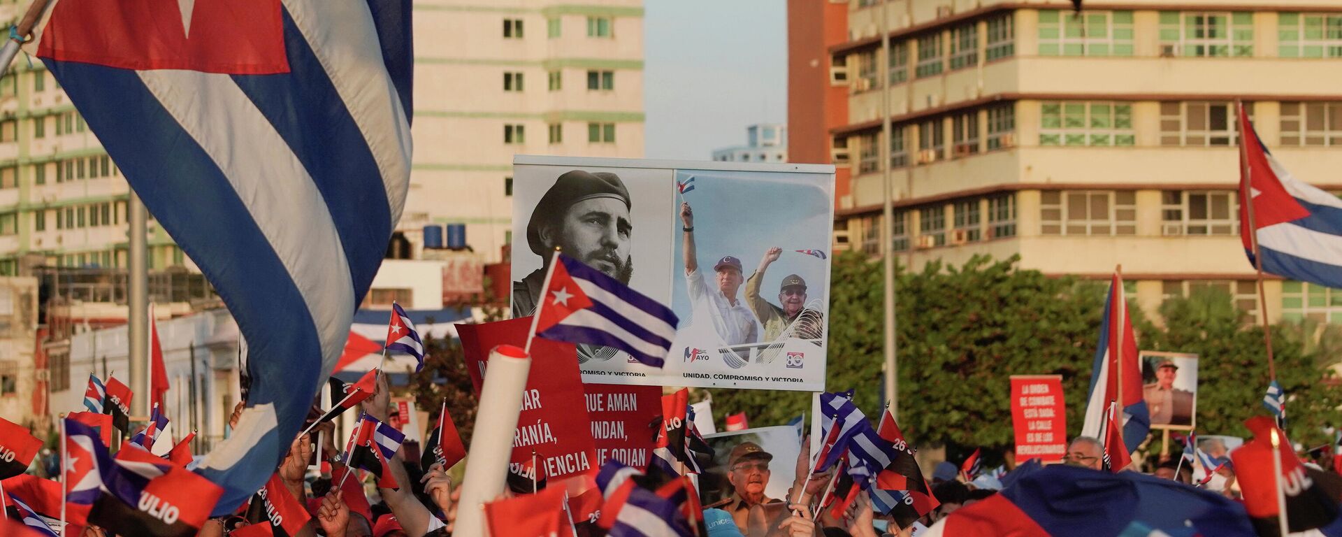 Manifestación en Cuba - Sputnik Mundo, 1920, 04.08.2021