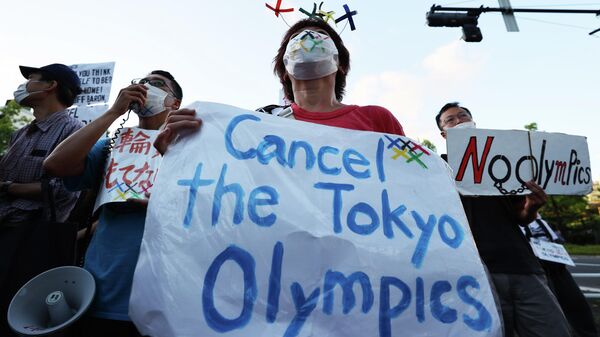 Protestas contra los Juegos Olímpicos en Japón - Sputnik Mundo
