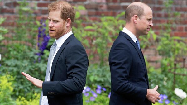 Harry y William, príncipes del Reino Unido - Sputnik Mundo