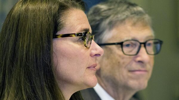 Melinda y Bill Gates, filántropos estadounidenses - Sputnik Mundo