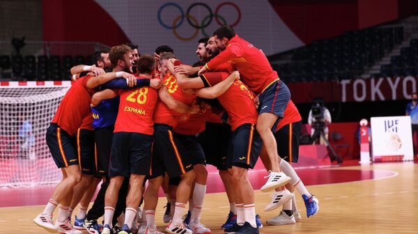 La selección española de balonmano masculino - Sputnik Mundo