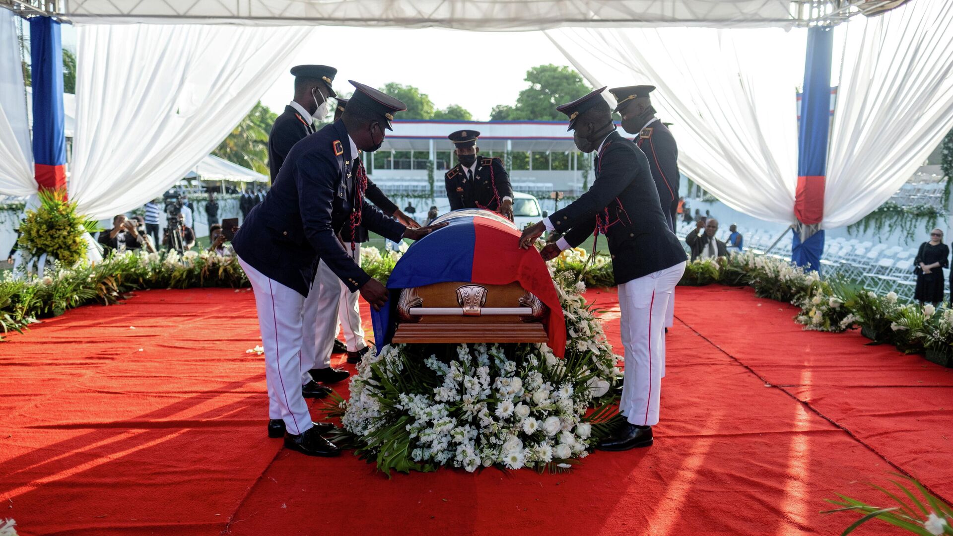 El funeral del asesinado presidente haitiano Jovenel Moise - Sputnik Mundo, 1920, 10.08.2021