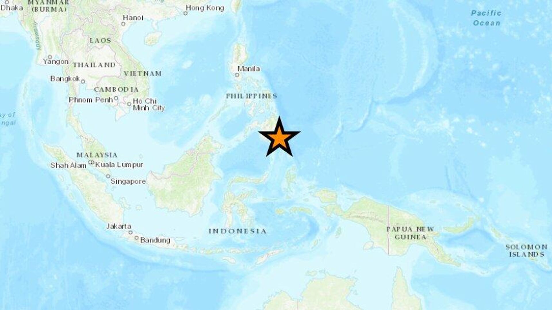 Un fuerte terremoto golpea la costa del Pacífico de Filipinas - Sputnik Mundo, 1920, 11.08.2021