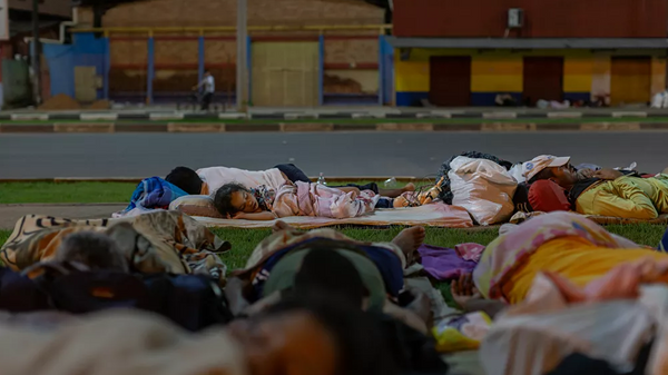 Un grupo de migrantes venezolanos (foto de archivo) - Sputnik Mundo