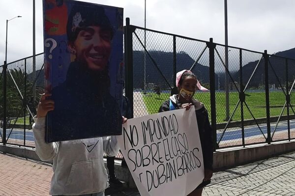 Protestas por el caso Duván Barros - Sputnik Mundo