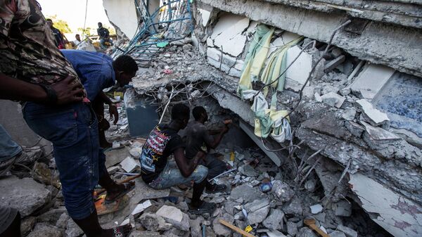 Consecuencias del terremoto en Haití - Sputnik Mundo