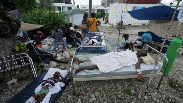 Consecuencia del terremoto en Haití - Sputnik Mundo