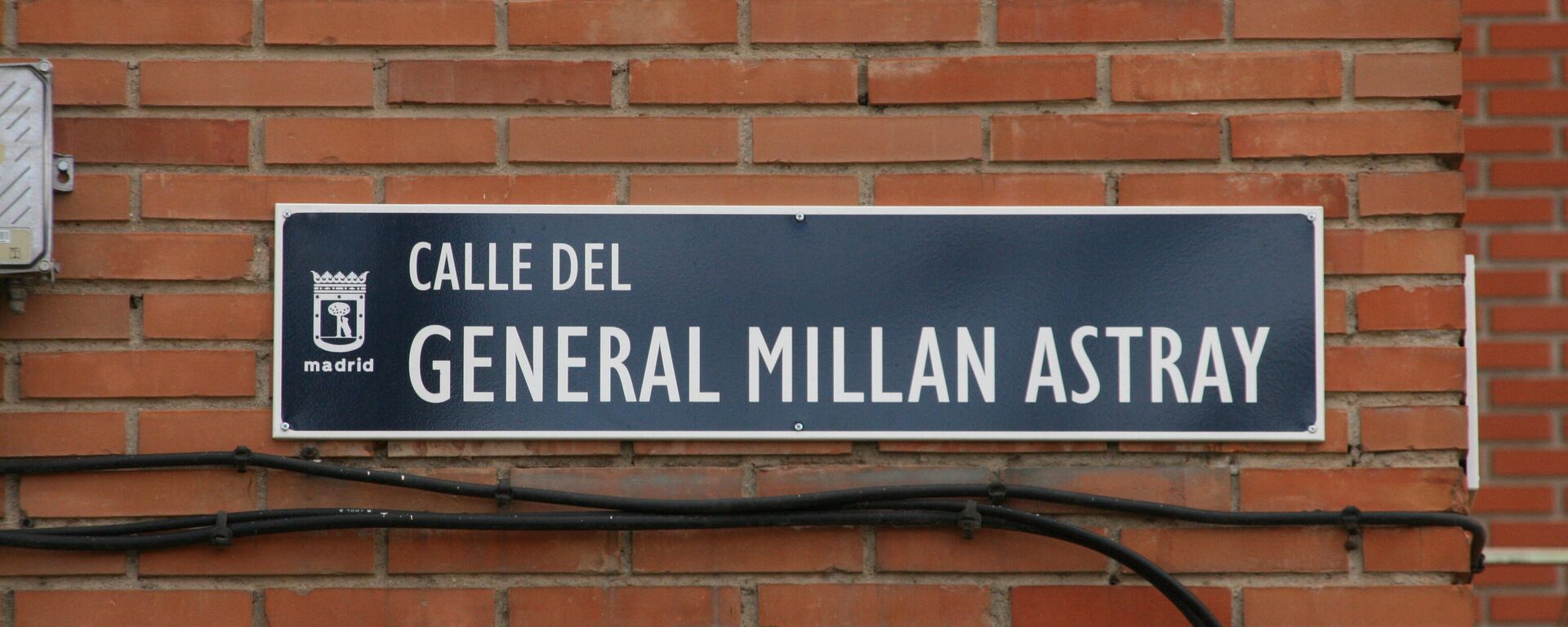 Placa de la calle General Millán Astray en el barrio de Las Águilas, distrito de Latina, en Madrid - Sputnik Mundo, 1920, 26.08.2021