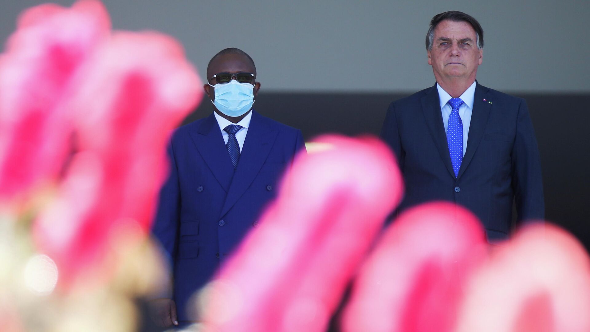 El presidente brasileño Jair Bolsonaro recibió en Brasilia al presidente de Guinea-Bissau, Umaro Sissoco Embaló - Sputnik Mundo, 1920, 24.08.2021