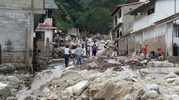 Los desastres ocasionados por las lluvias en Venezuela - Sputnik Mundo
