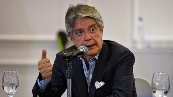 Guillermo Lasso, presidente de Ecuador - Sputnik Mundo