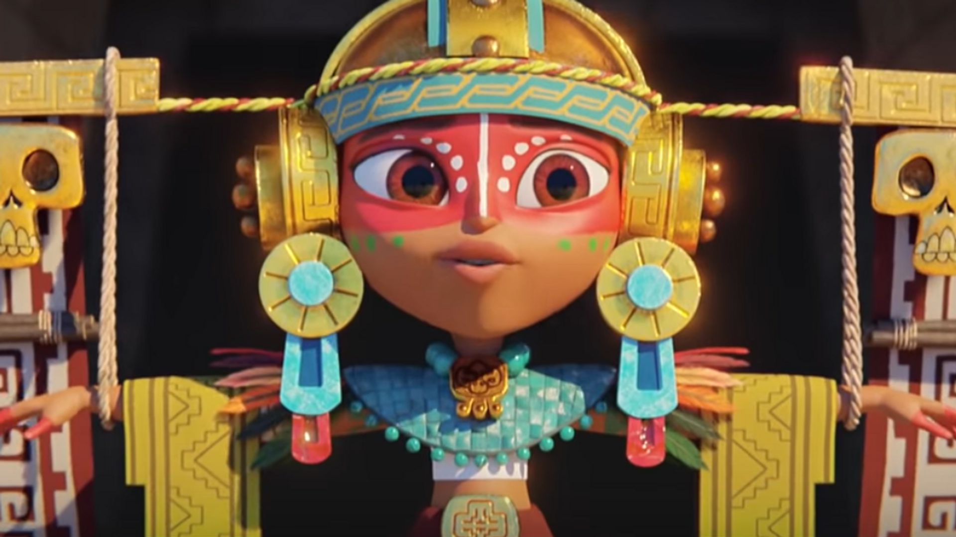 La guerrera Maya, la protagonista de la serie de Netflix 'Maya y los tres' - Sputnik Mundo, 1920, 26.08.2021