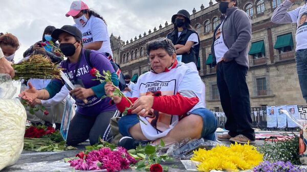 Protestas en la Ciudad de México en el Día Internacional de desaparición forzada - Sputnik Mundo