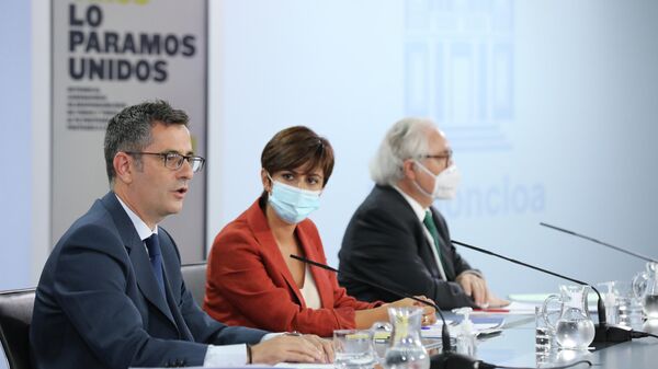 Rueda de prensa posterior al Consejo de Ministros de España - Sputnik Mundo