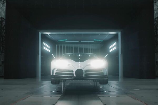 Prueba del Bugatti Centodieci en un túnel de viento - Sputnik Mundo