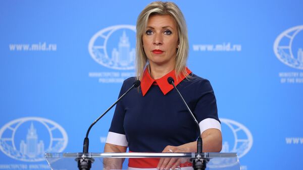 La portavoz del Ministerio de Asuntos Exteriores ruso, María Zajárova - Sputnik Mundo