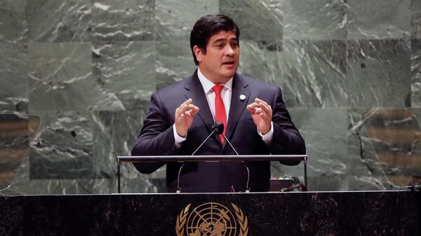 Carlos Alvarado, presidente de Costa Rica - Sputnik Mundo