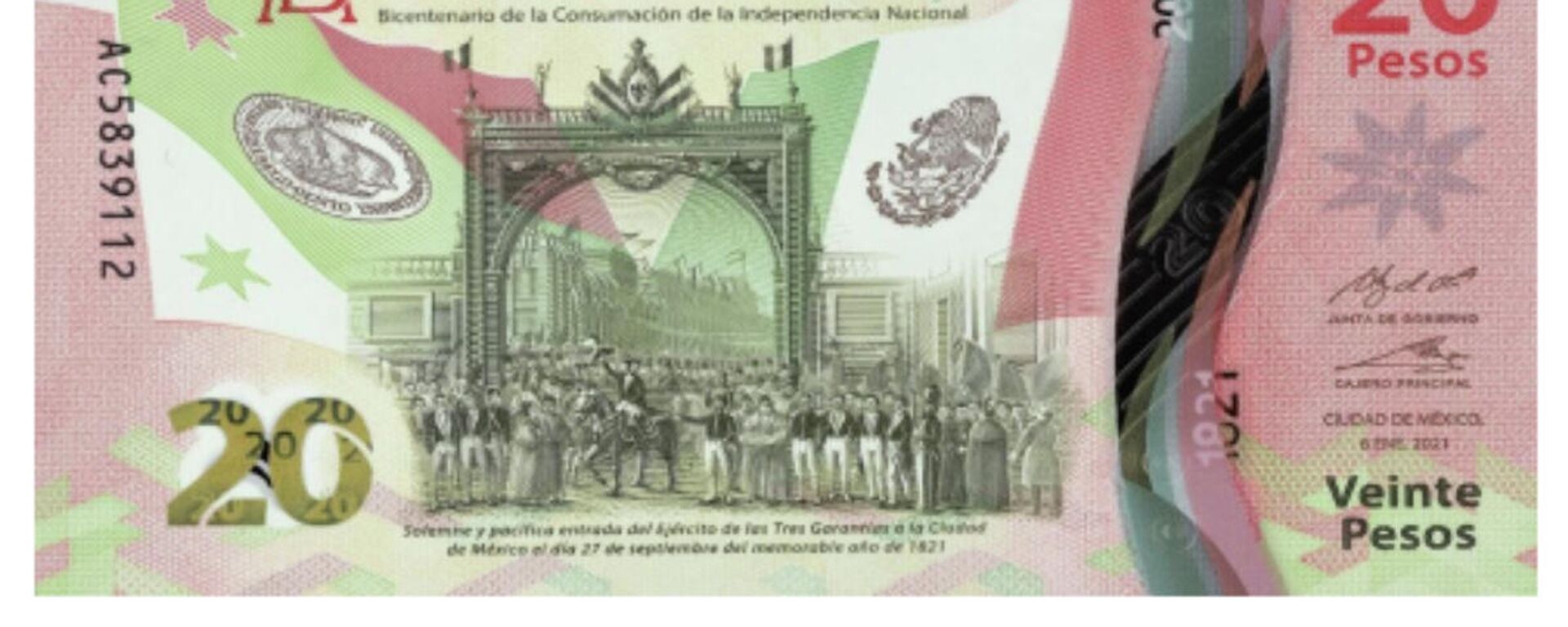 Nuevo billete de 20 pesos en México - Sputnik Mundo, 1920, 24.09.2021