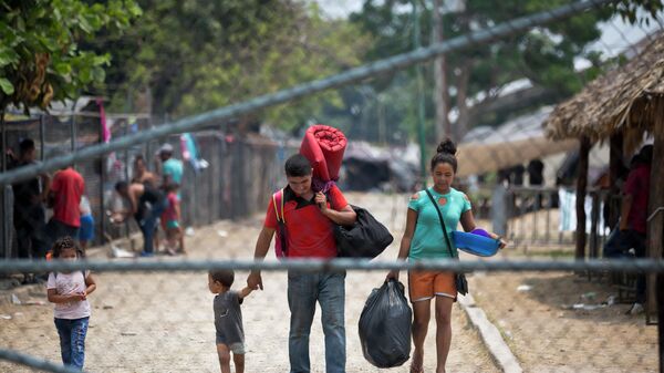 Migrantes centroamericanos en México - Sputnik Mundo