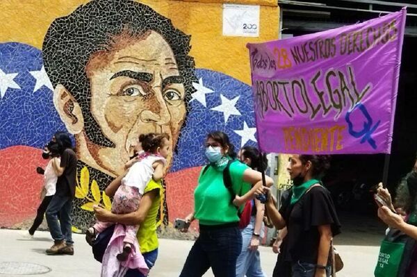 Las organizaciones convocantes exigen derogar los delitos relacionados con el aborto previstos en el Código Penal venezolano - Sputnik Mundo