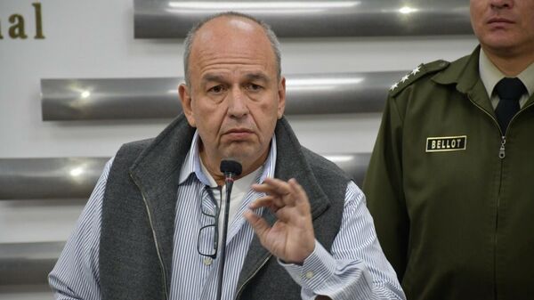 El ministro de Gobierno de Bolivia, Arturo Murillo - Sputnik Mundo