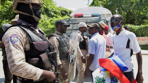 Protestas contra la deportación de haitianos de EEUU - Sputnik Mundo