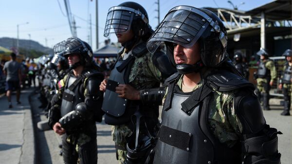 Policías de Ecuador - Sputnik Mundo