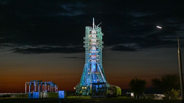 El cohete Soyuz-2.1a en el cosmódromo de Baikonur (archivo) - Sputnik Mundo