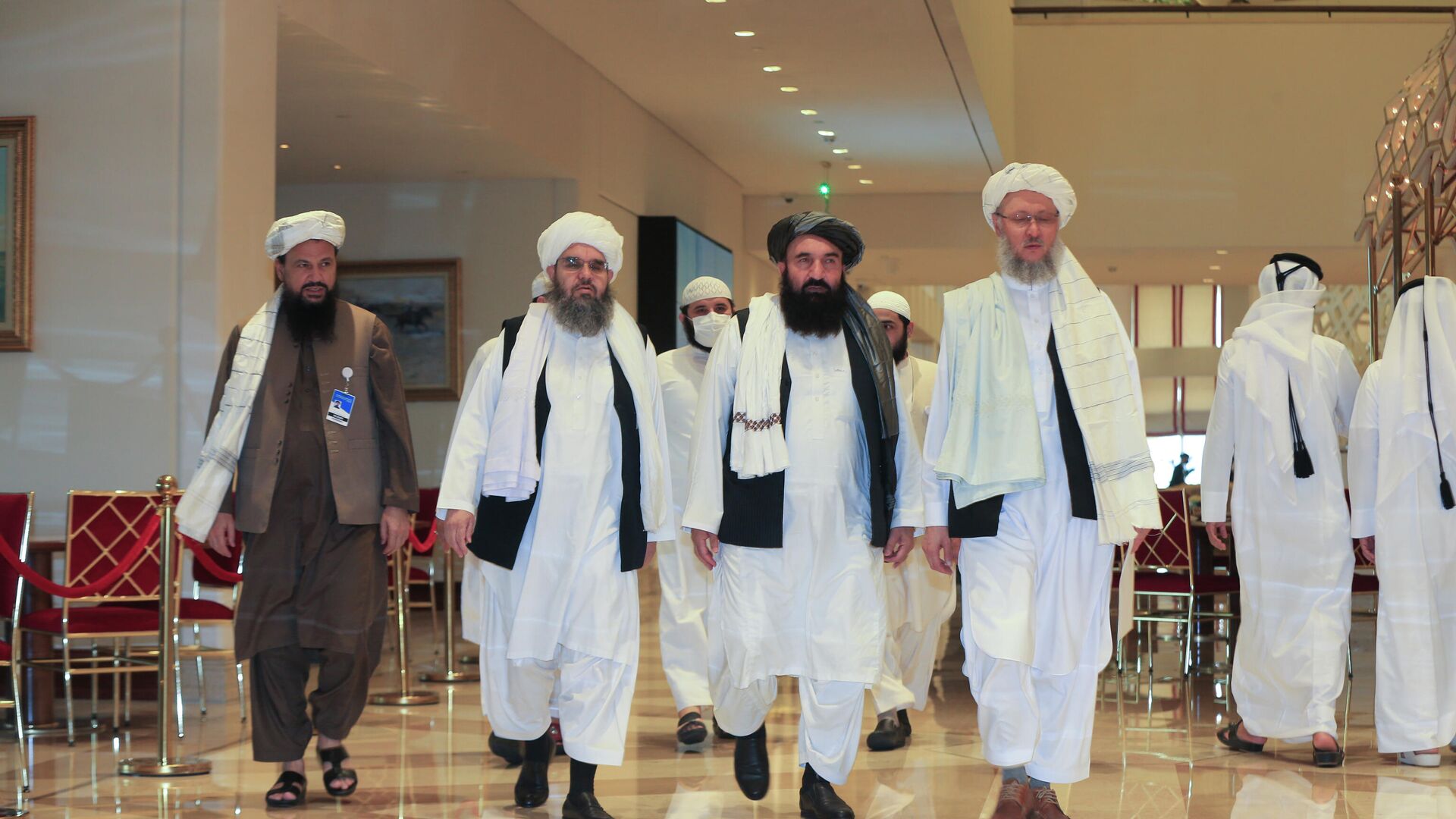 Una delegación de los talibanes - Sputnik Mundo, 1920, 17.12.2021