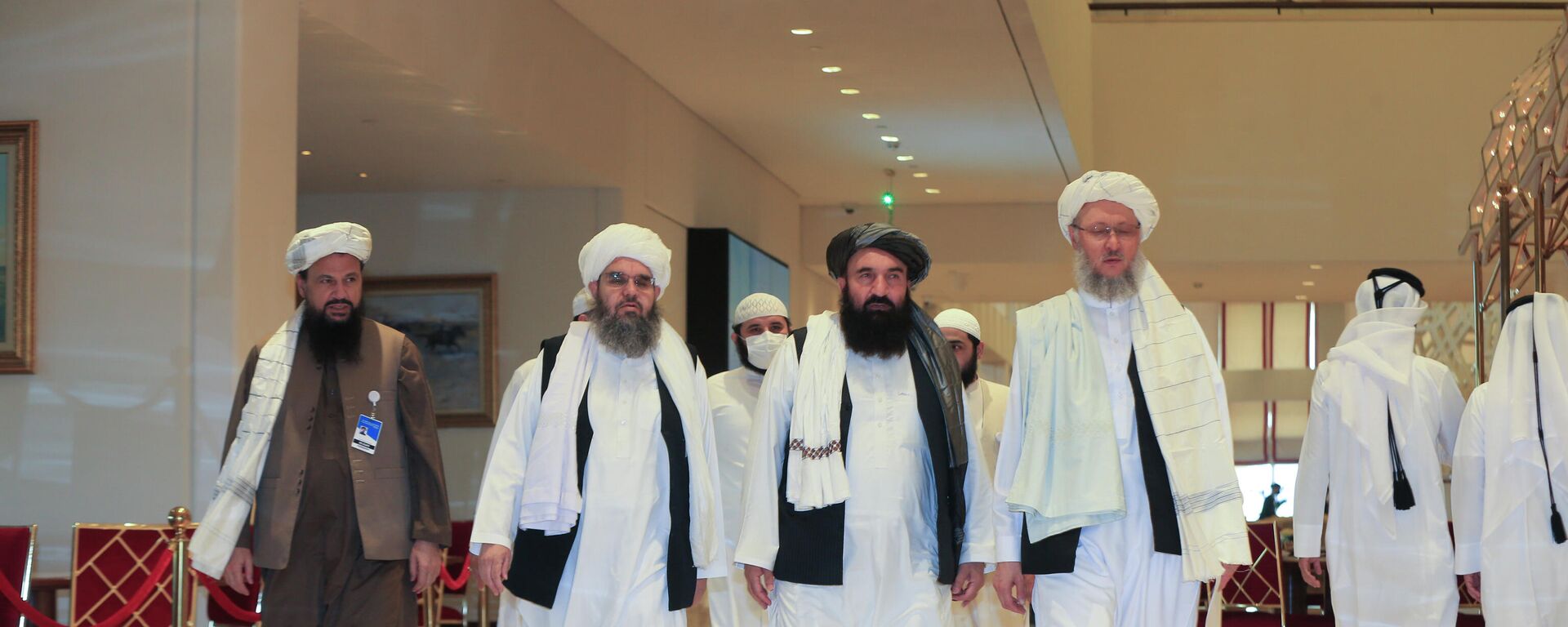 Una delegación de los talibanes - Sputnik Mundo, 1920, 07.12.2021