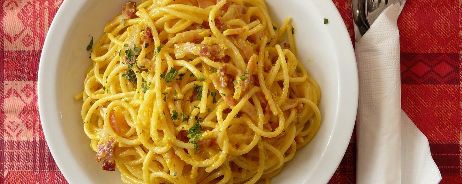 Pasta carbonara Pasta carbonara - Sputnik Mundo, 1920, 12.10.2021