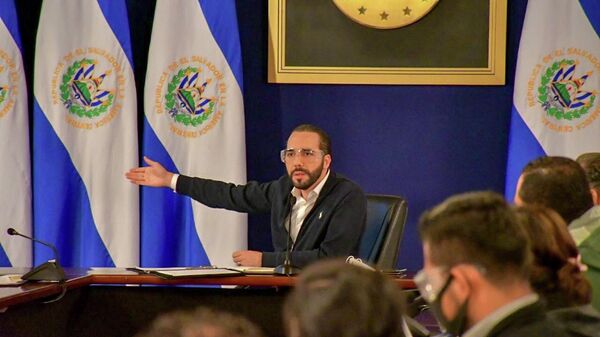 El presidente de El Salvador, Nayib Bukele - Sputnik Mundo
