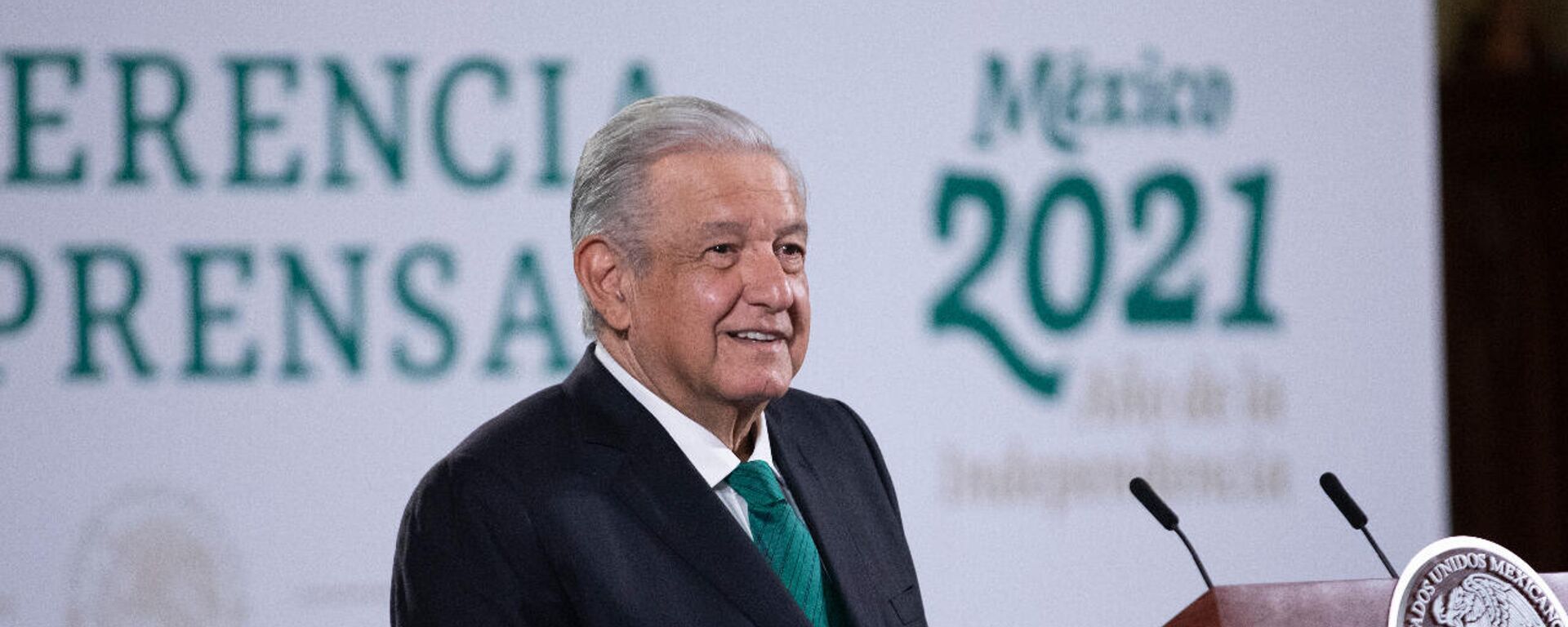 Andrés Manuel López Obrador, presidente de México - Sputnik Mundo, 1920, 09.11.2021