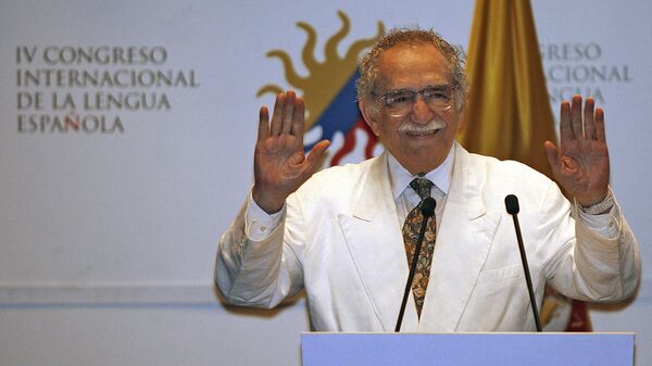 Gabriel García Márquez, escritor colombiano, ganador del premio Nobel de la literatura - Sputnik Mundo