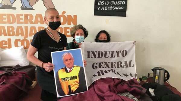Familiares de presos de la revuelta chilena iniciaron una huelga de hambre - Sputnik Mundo