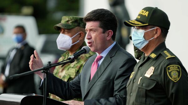 Ministro de Defensa de Colombia, Diego Molano - Sputnik Mundo