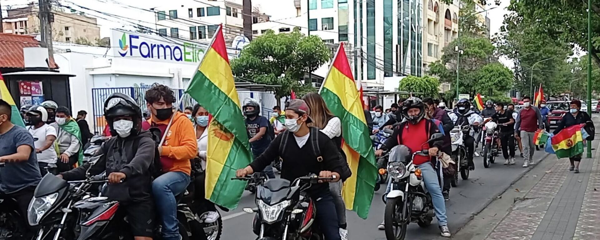 Protestas por el paro en Bolivia - Sputnik Mundo, 1920, 08.12.2021