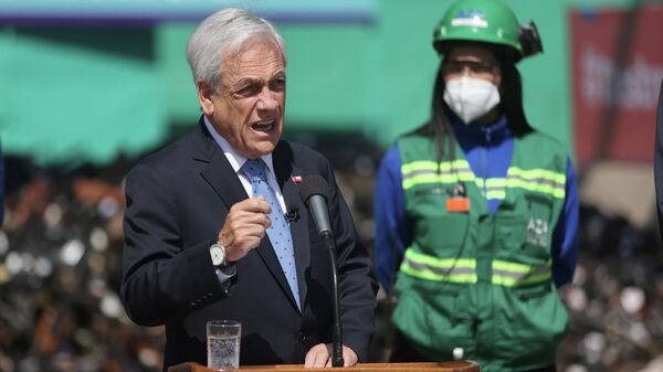 El presidente de Chile, Sebastián Piñera - Sputnik Mundo