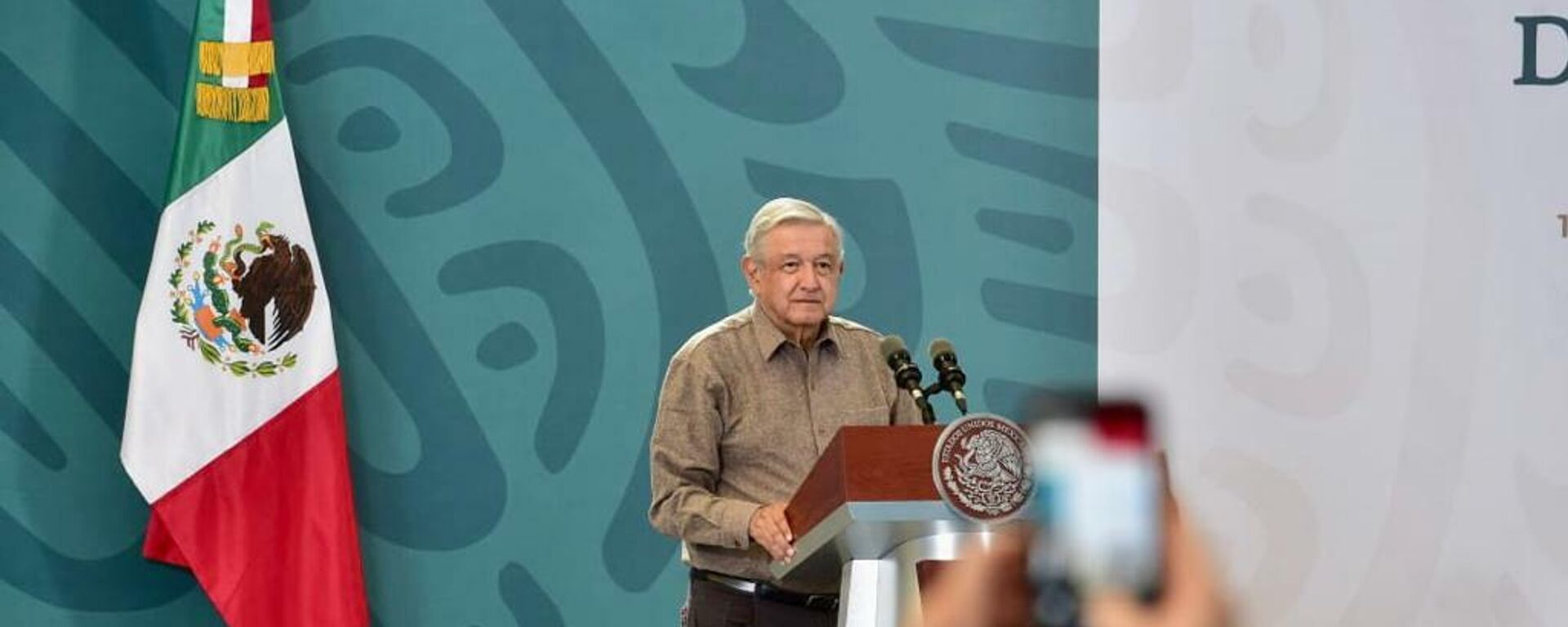 Andrés Manuel López Obrador, presidente de México - Sputnik Mundo, 1920, 12.11.2021