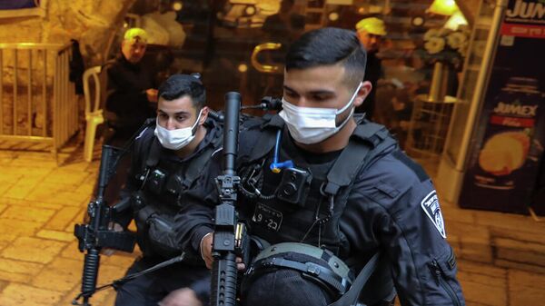 Policías israelíes en Jerusalén, imagen referencial - Sputnik Mundo