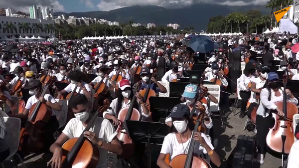 Venezuela, lista para batir el récord de la orquesta más grande del mundo con un megaconcierto - Sputnik Mundo