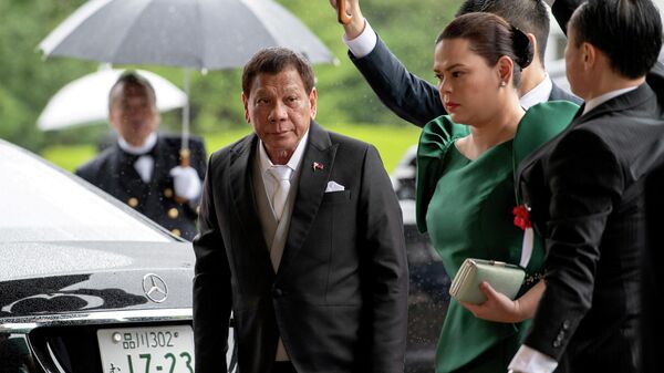 El presidente de Filipinas, Rodrigo Duterte - Sputnik Mundo