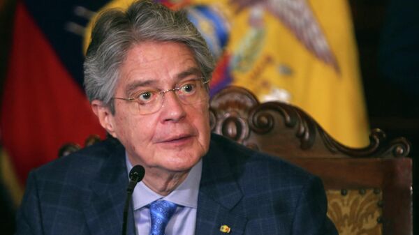 El presidente ecuatoriano, Guillermo Lasso - Sputnik Mundo