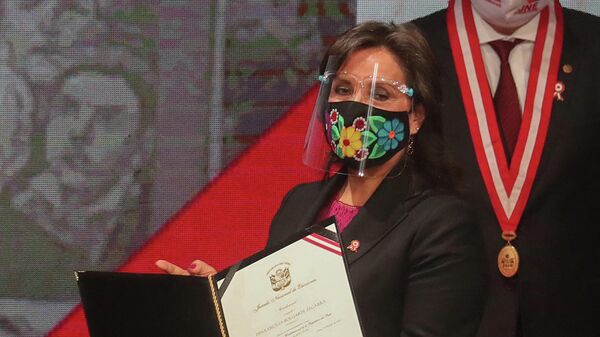 Dina Boluarte, vicepresidenta de Perú - Sputnik Mundo