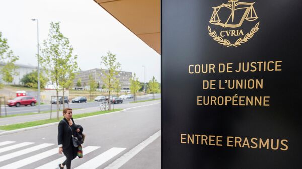 el Tribunal de Justicia de la Unión Europea (TJUE) - Sputnik Mundo