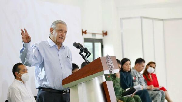 Andrés Manuel López Obrador, presidente de México  - Sputnik Mundo
