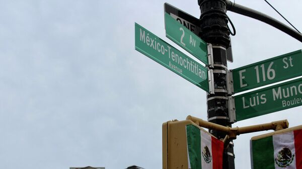 Avenida México Tenochtitlan en Manhattan, Nueva York. - Sputnik Mundo