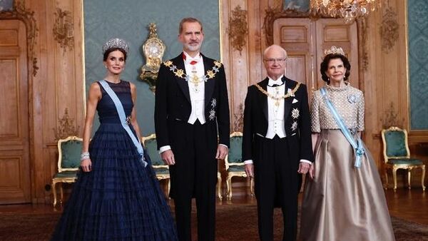 Los reyes Suecia ofrecen una cena de gala en honor a los reyes de España - Sputnik Mundo