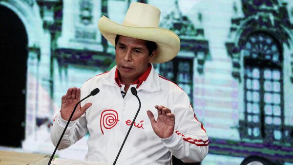 Pedro Castillo, presidente de Perú - Sputnik Mundo