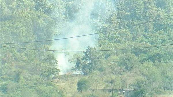 Incendio provocado en la zona disputada de Aldama, Chiapas. - Sputnik Mundo